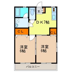 パールコートの物件間取画像